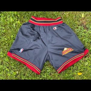Vintage champion Denver Nuggets Basketball Shorts